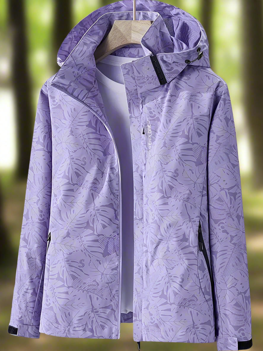 Drune | Wasserdichte Regenjacke mit Kapuze und Reißverschlusstaschen