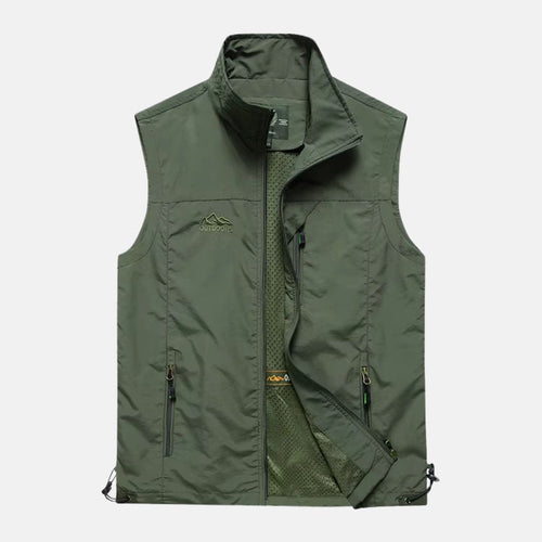 Drune | Leichte Multifunktionsweste mit Taschen für Herren für den Outdoor-Einsatz