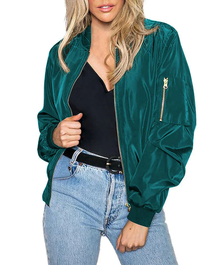 Drune | Elegante Bomberjacke für Damen Leicht und Bequem