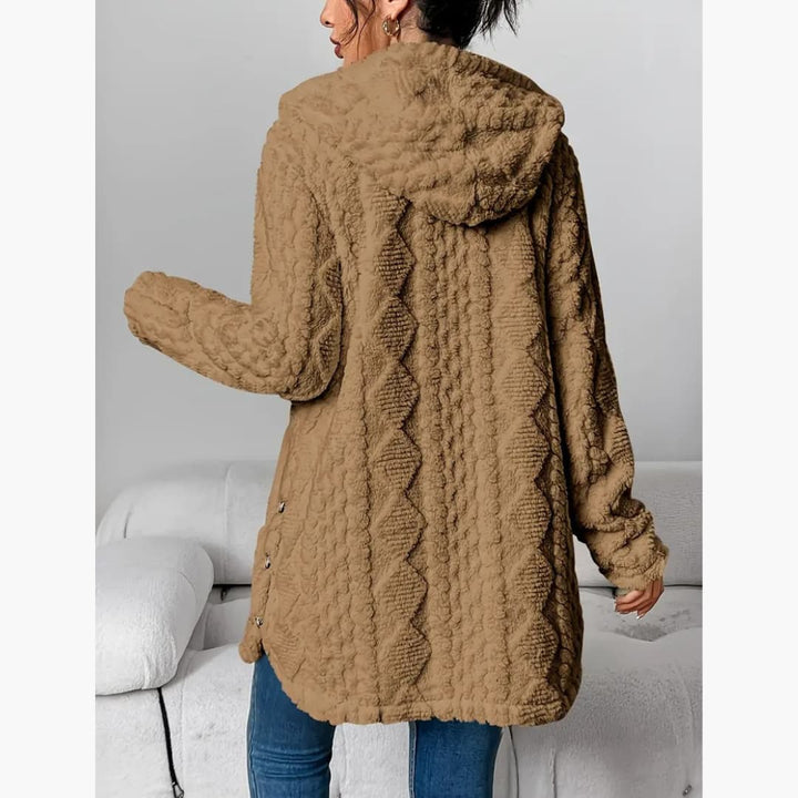 Drune | Gemütlicher Hoodie mit Teddy-Pullover für Damen
