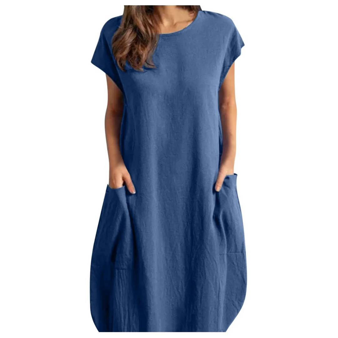 Drune | Bequemes Leinenkleid