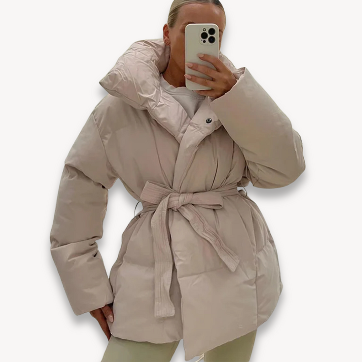 Drune | Gurtelter Stepp-Pufferjacke für Frauen