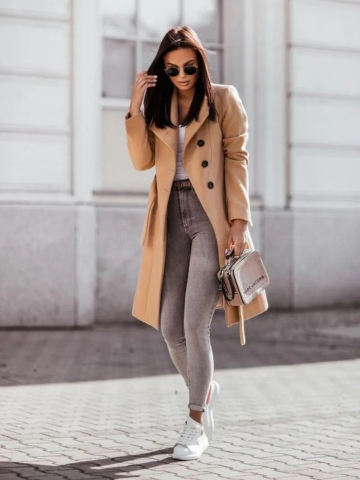 Drune | Taillierter Trenchcoat für Frauen Herbstkollektion