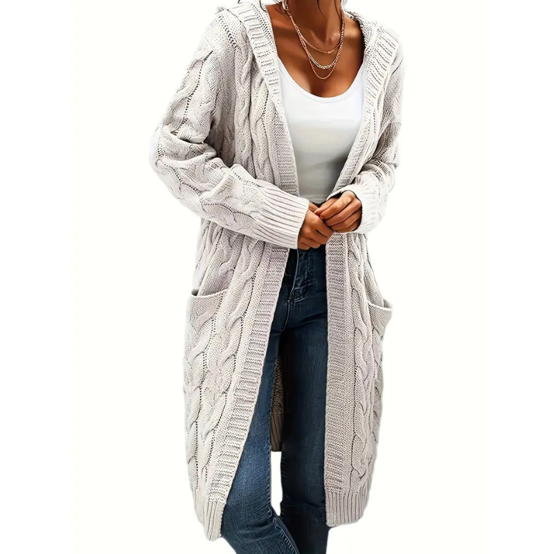 Drune | Cardigan Lang - Strickjacke Mit Taschen