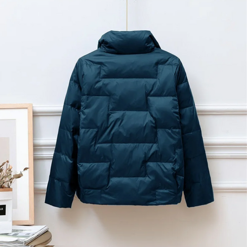 Drune | Gep quiltete Daunenjacke Rollkragen Daunenjacke