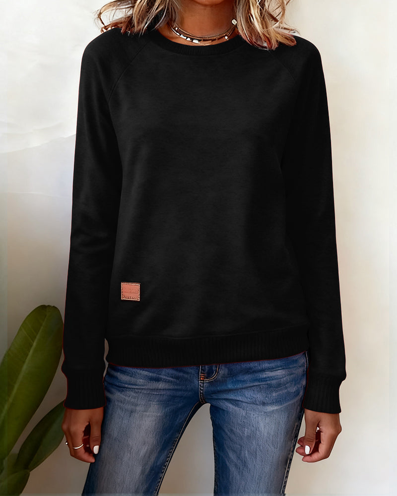 Drune | Lässig Sweatshirt mit Rundhalsausschnitt