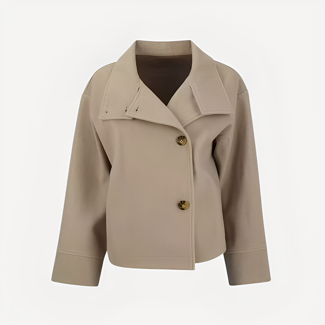 Drune | Schicke Damenwolljacke mit einem Knopf