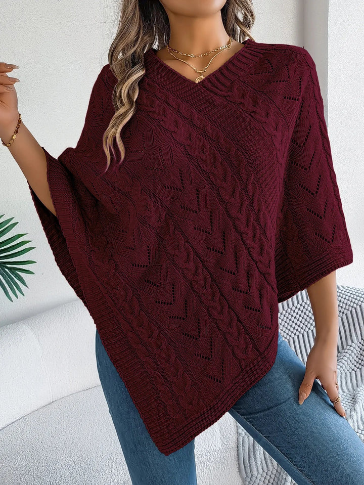 Drune | Strickpullover Poncho