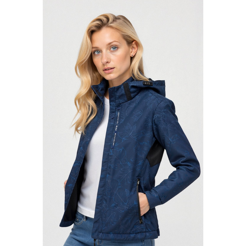 Drune | Damen Windjacke mit Kapuze und Durchgehendem Reißverschluss
