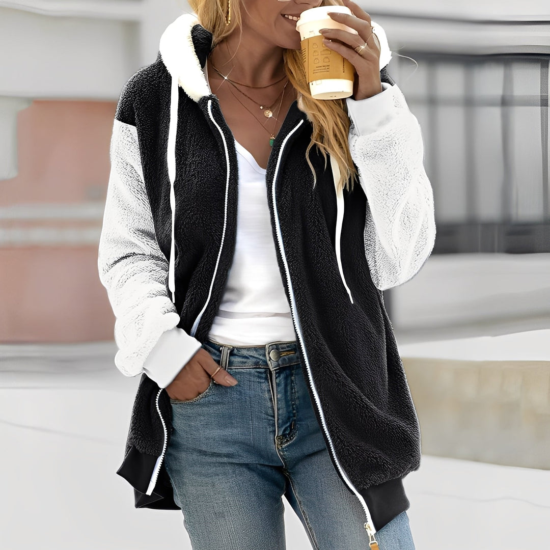 Drune | Damen Kapuzen-Fleecejacke für Wohlgefühl