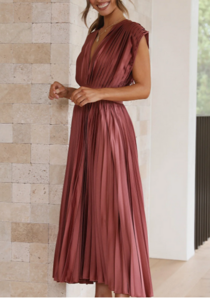Drune | Elegantes Maxikleid Aus Leichtem Stoff