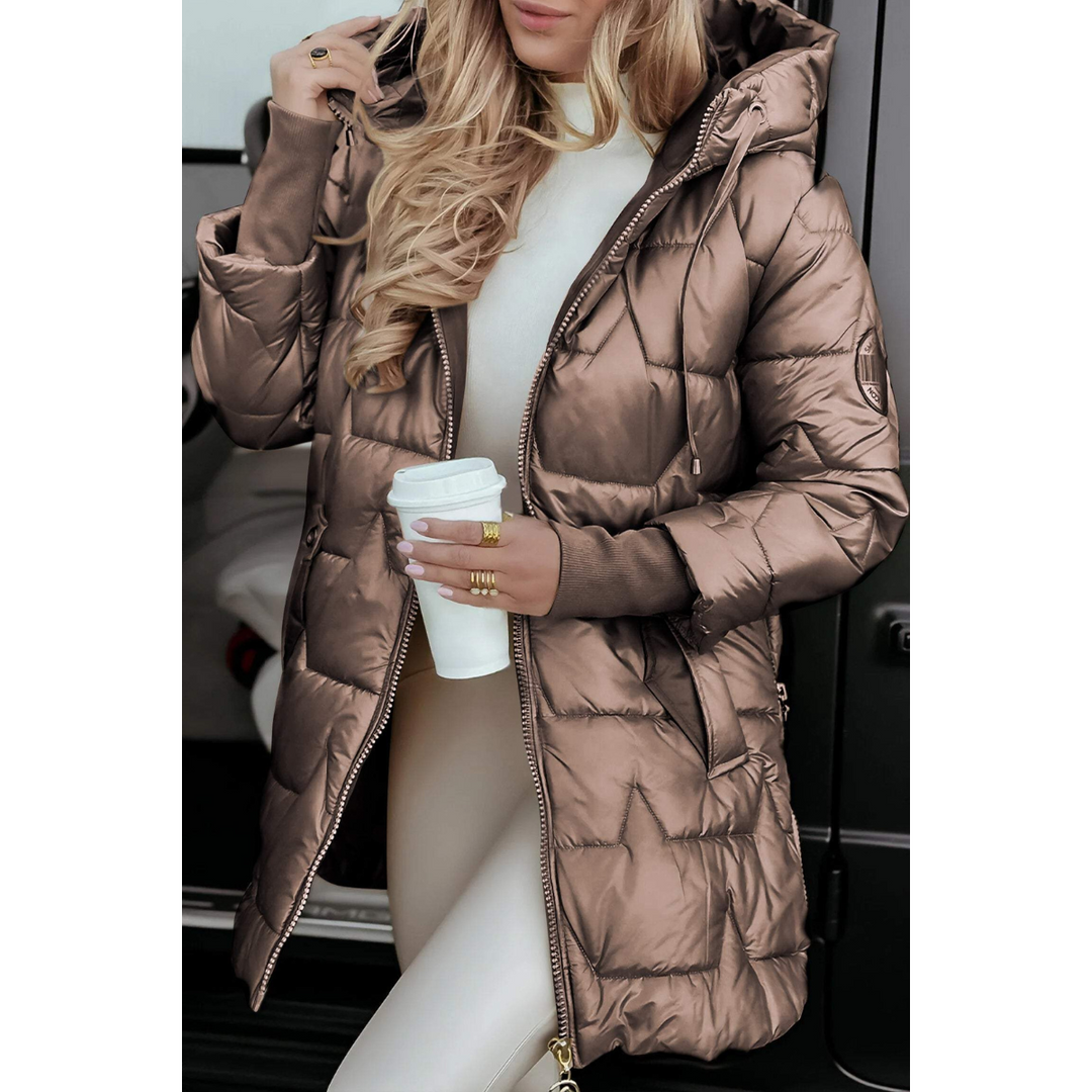 Drune | Pufferjacke Damen mit Kapuze