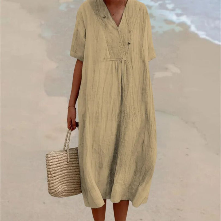 Drune | Bequeme Kleid Aus Leinen