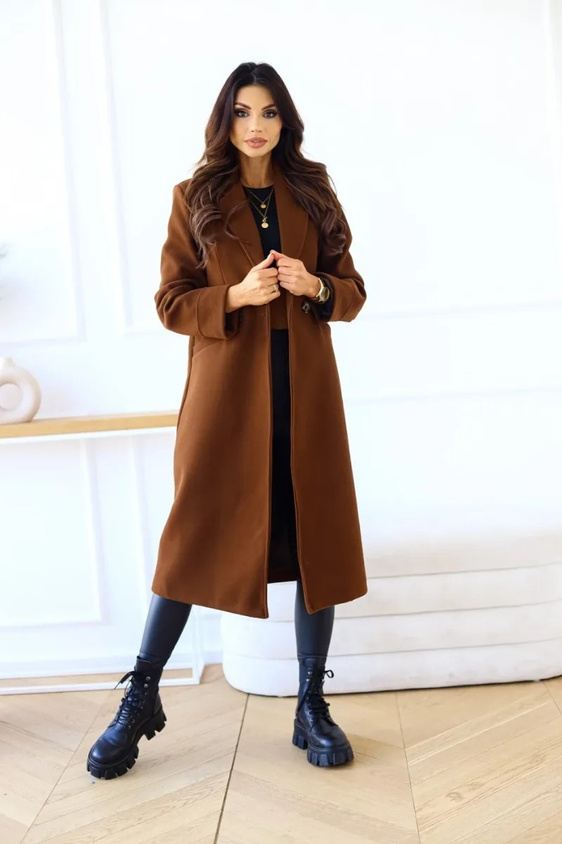 Drune | Klassischer Langer Trenchcoat mit