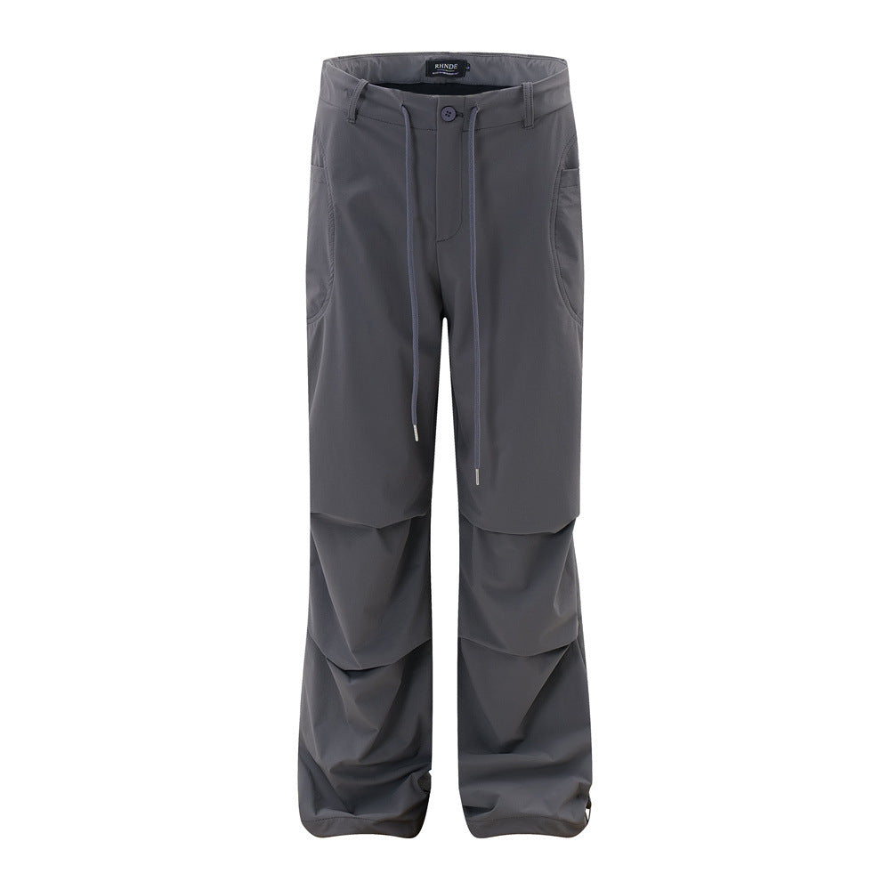 Drune | Fallschirmjägerstil-Hosen mit Falten