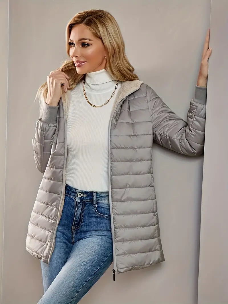 Drune | Fleece gefütterte Jacke mit Reißverschluss