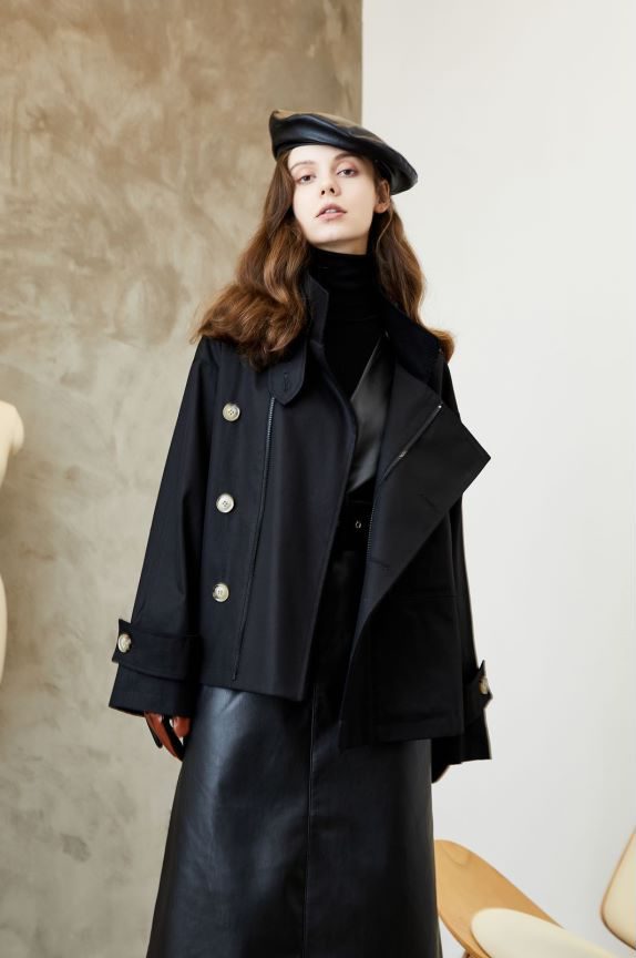 Drune | Breasted Peacoat - Wollmischung - Zeitlos und Chic