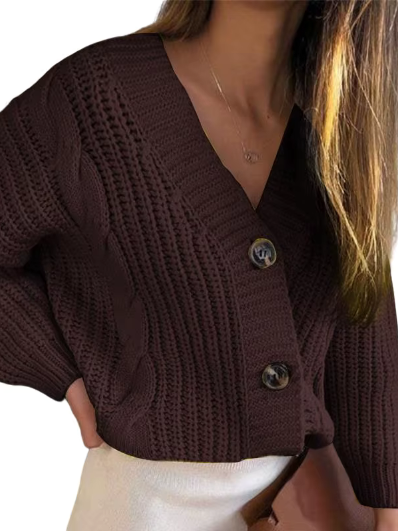 Drune | DER GROBE STRICKCARDIGAN MIT ZOPFMUSTER & CHARAKTER