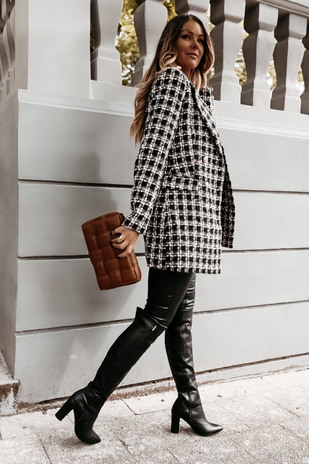 Drune | Print Revers Mid Length Mantel