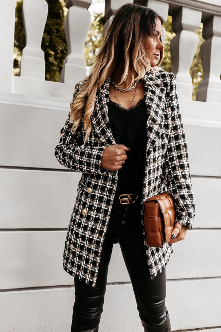 Drune | Print Revers Mid Length Mantel
