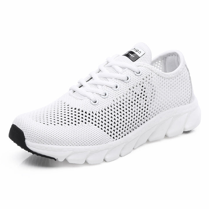 Damen nan leichte Netz-Freizeitsneaker mit perforiertem Obermaterial und flexibler Wellenlaufsohle Drune