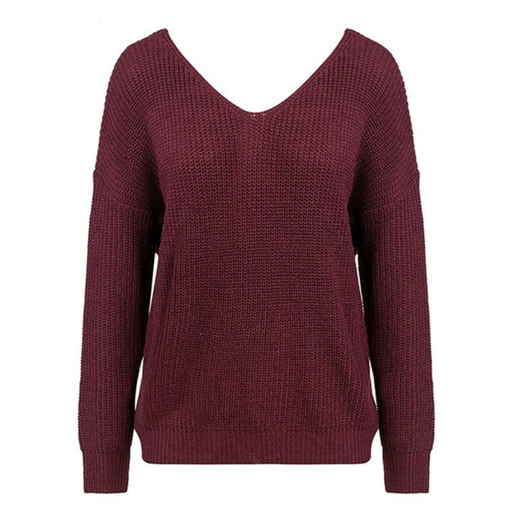 Damen Strickpullover mit Twist-Detail und Perlenbesatz Drune