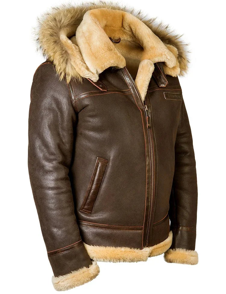 Drune | Elegante und warme Lederjacke