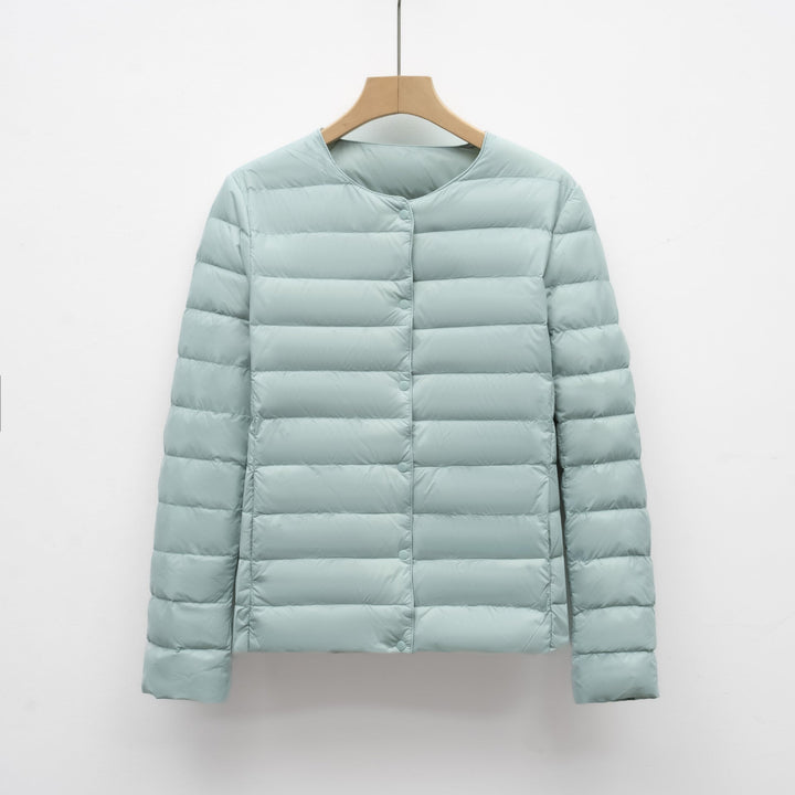 Drune | Wattierte Jacke Ohne Kragen für Frühling und Winter