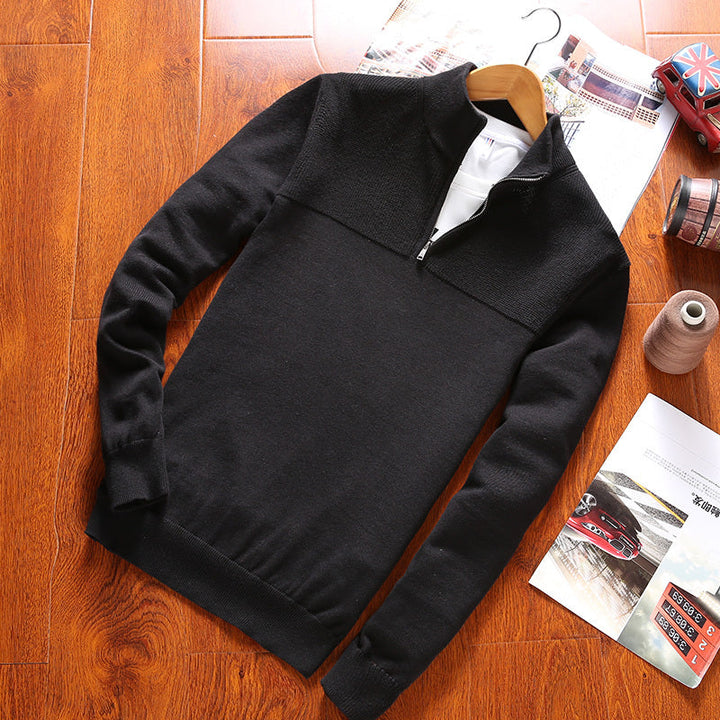 Drune | Luxuriöser Herren Reißverschluss-Pullover