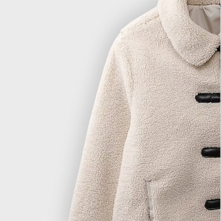 Drune | Gekürzte Fleece Toggle Patch Pocket Jacke