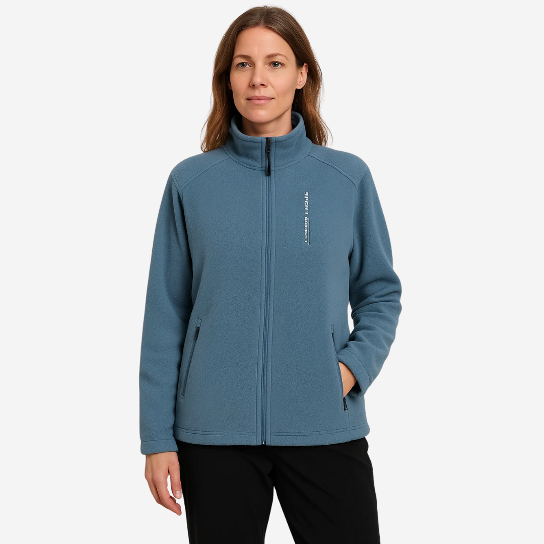 Drune | Damen Outdoor Fleecejacke warm gefüttert mit plüschigem Innenfutter