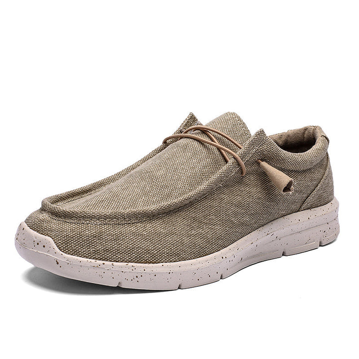 Ezra | Britische Segeltuch-Sneaker für Herren