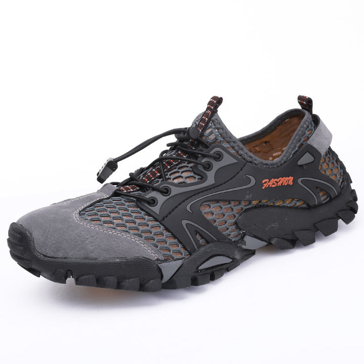 Herren nan schnelltrocknender Mesh-Wasserschuh mit TPU-Fersenstabilisator und profilierter Trailsohle Drune