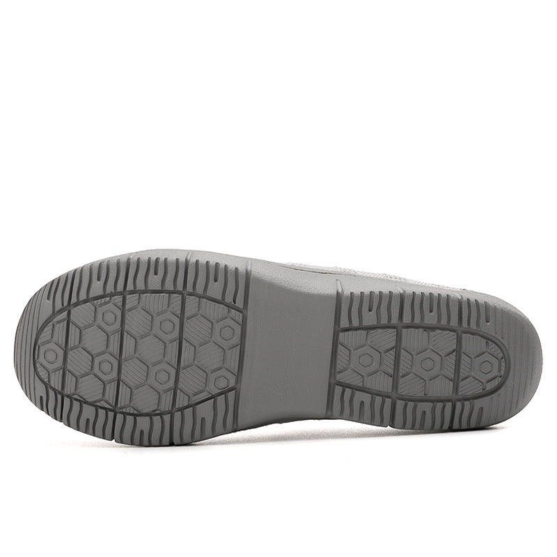 Damen nan elastische Strick-Slipper mit verstärkter Zehenkappe und rutschfester Flexsohle Drune