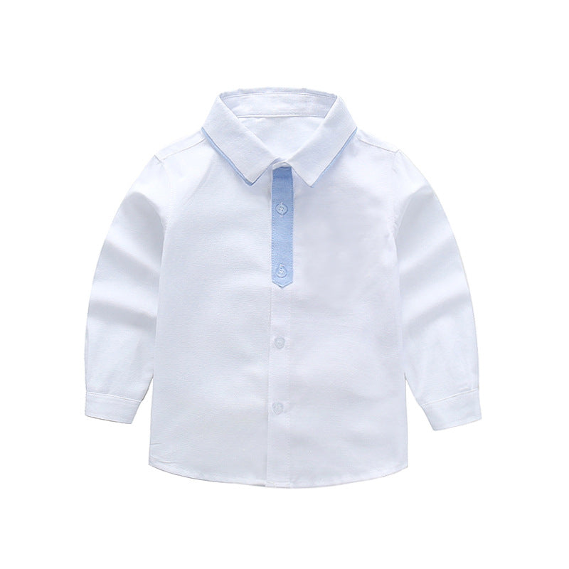 Unisex Kurzarmhemd mit kontrastierenden Knopfleiste Drune