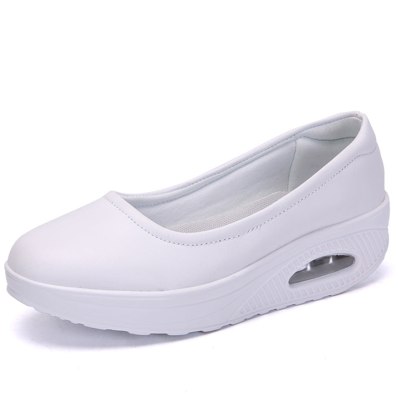 Damen nan orthopädische Komfortslipper mit Luftkissen und rutschfester Keilsohle Drune