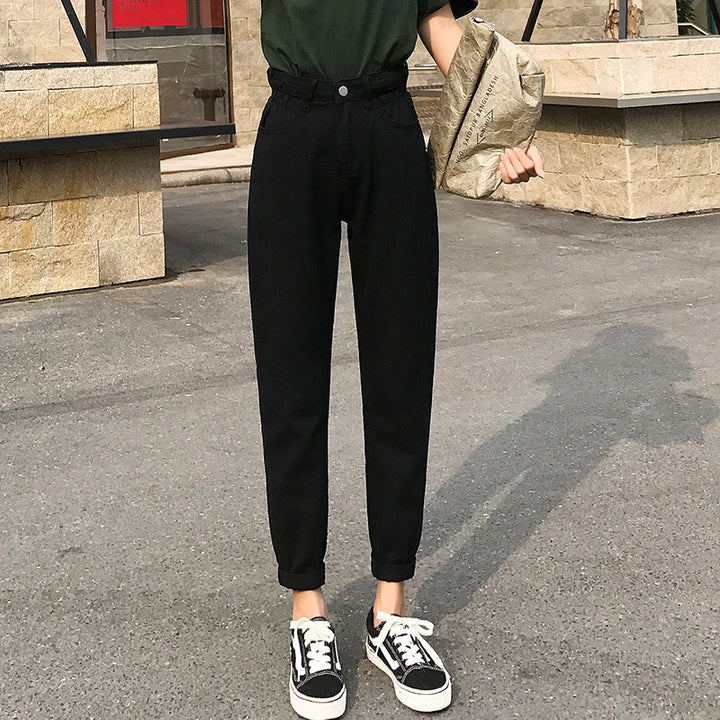 Damen Hoch taillierte Chino-Hose Drune