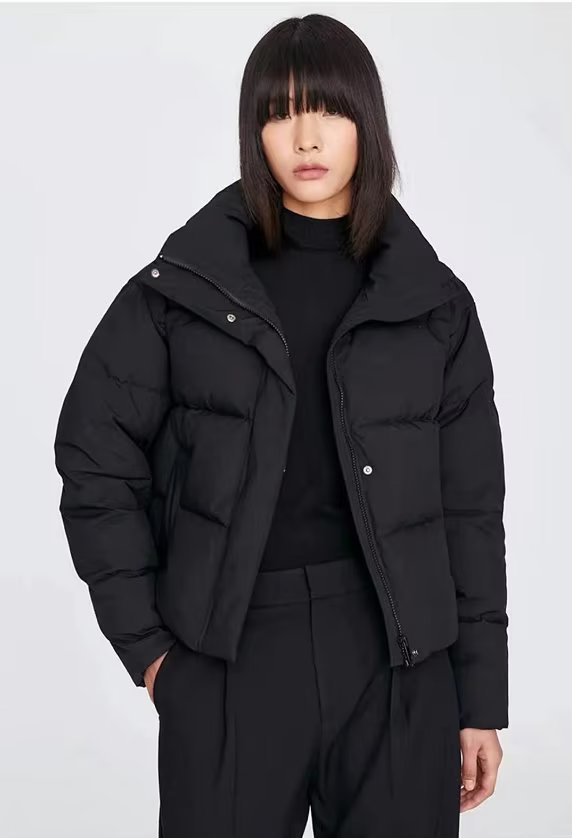Drune | Damen cropped Pufferjacke
