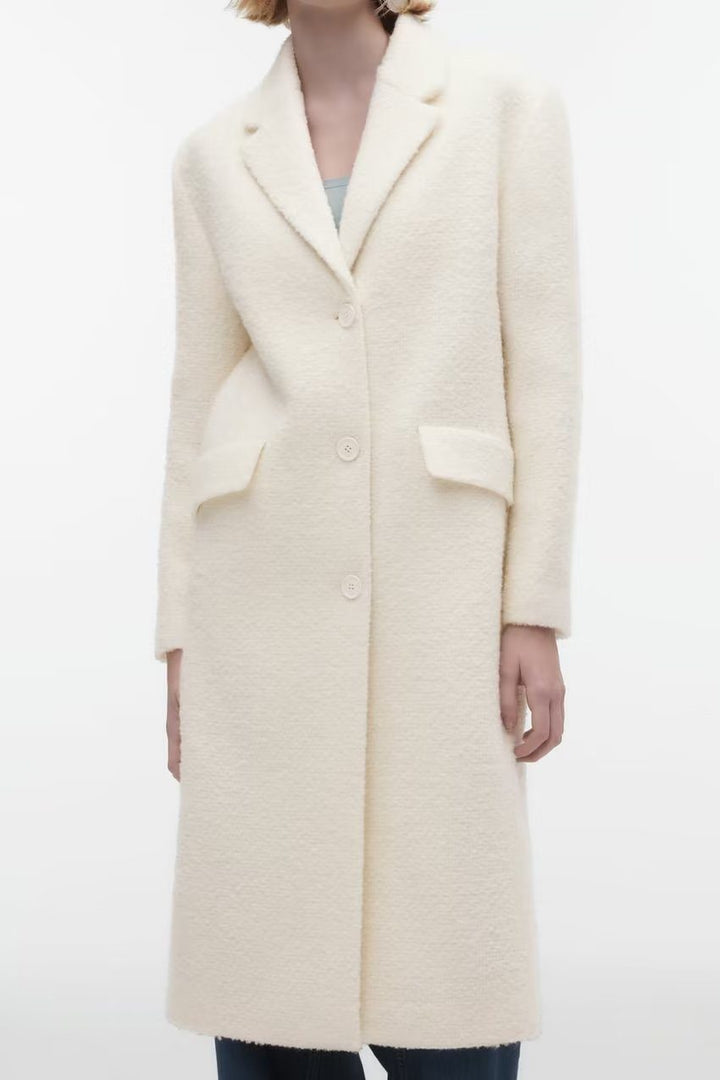 Drune | Wollmischungs-Mantel - Elegante Longline-Silhouette - Strukturierte Gestaltung - Anspruchsvolle Winterbekleidung