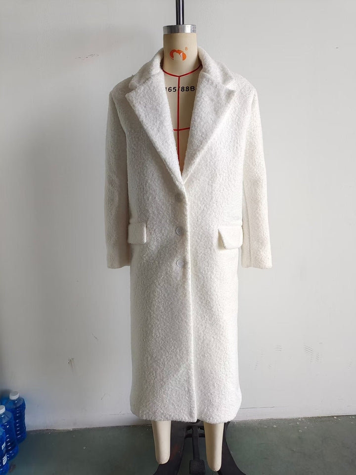Drune | Wollmischungs-Mantel - Elegante Longline-Silhouette - Strukturierte Gestaltung - Anspruchsvolle Winterbekleidung