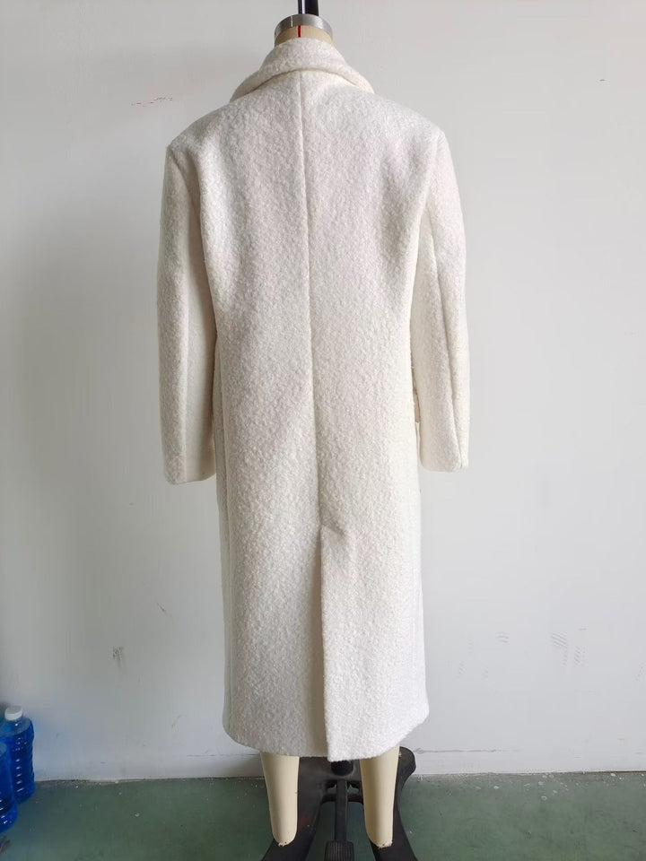 Drune | Wollmischungs-Mantel - Elegante Longline-Silhouette - Strukturierte Gestaltung - Anspruchsvolle Winterbekleidung
