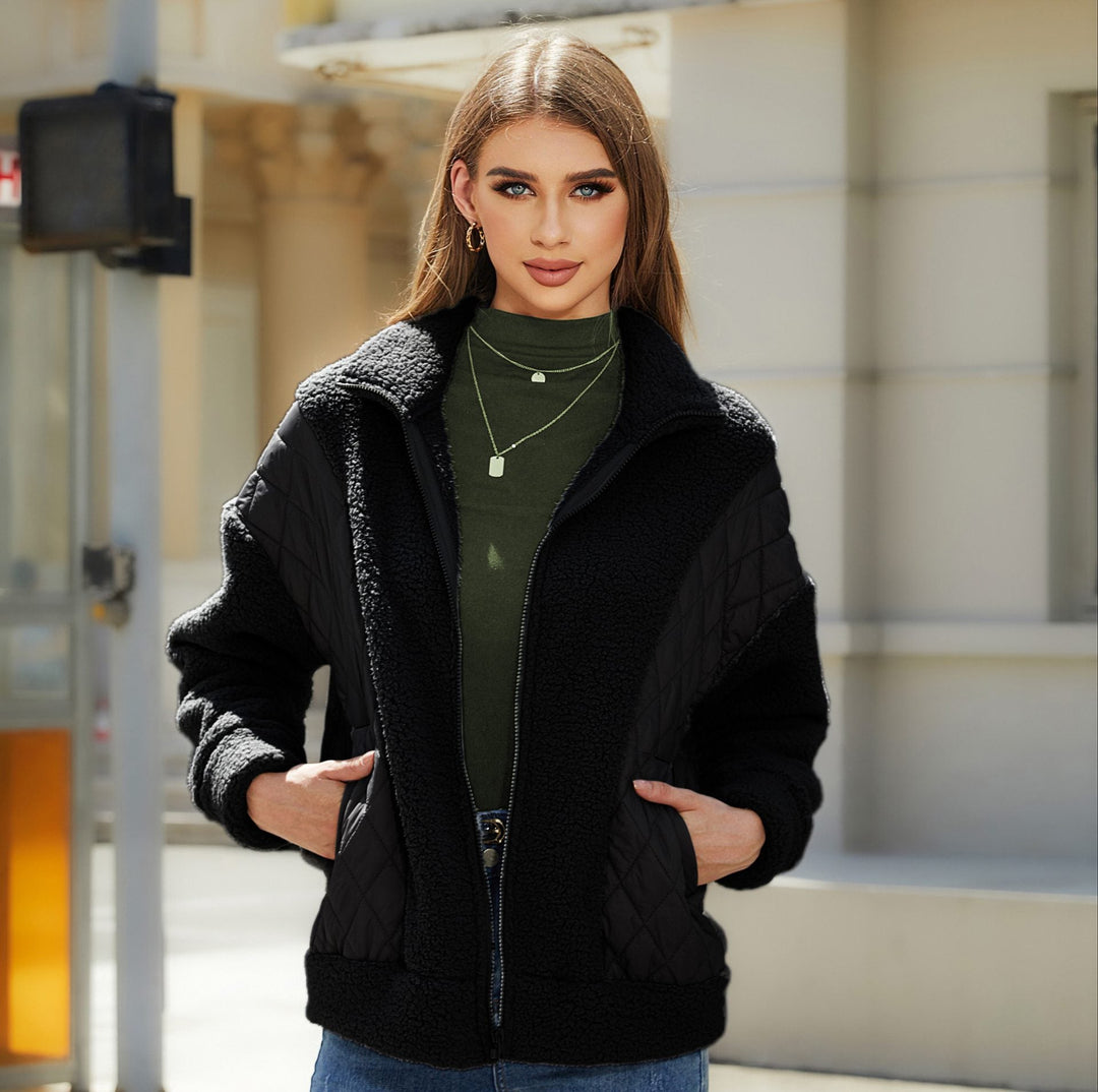 Drune | Fleece-Jacke - Ultra-weicher Komfort - Gemütlicher Sherpa-Mix - Lässige Winteroberbekleidung