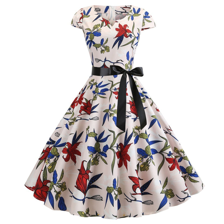 Drune | Damenkleid für Hochzeitsgäste mit weitem Saum