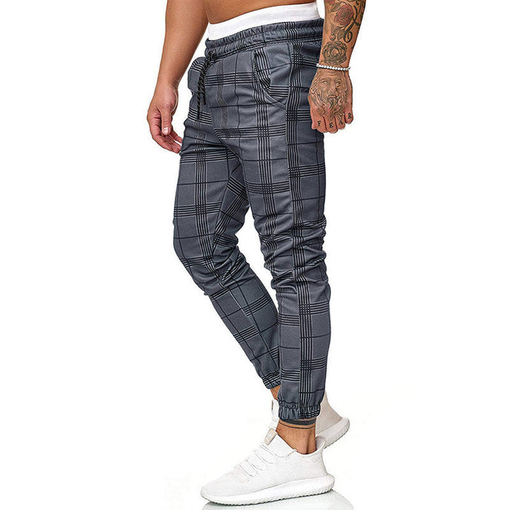 Drune | Herren karierte Sweatpants