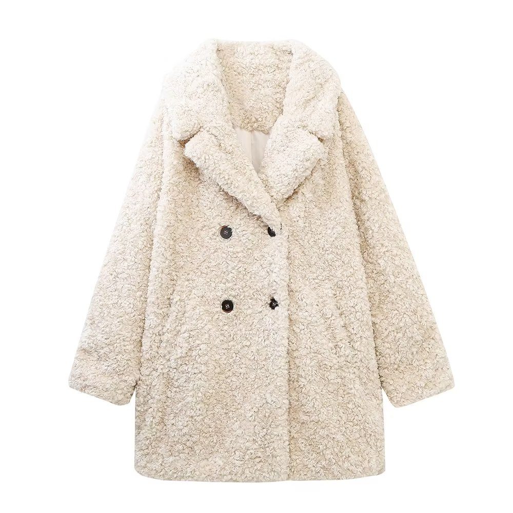 Drune | Teddy Mantel - Ultra-bequeme Wärme - Faux Shearling Mischung - Winter-Essential