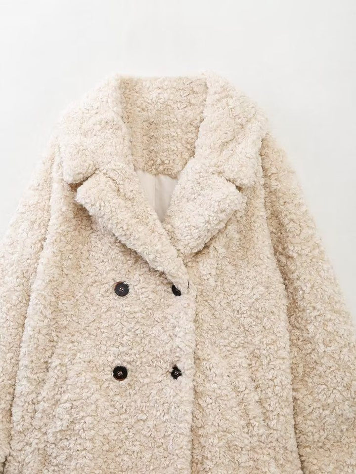 Drune | Teddy Mantel - Ultra-bequeme Wärme - Faux Shearling Mischung - Winter-Essential