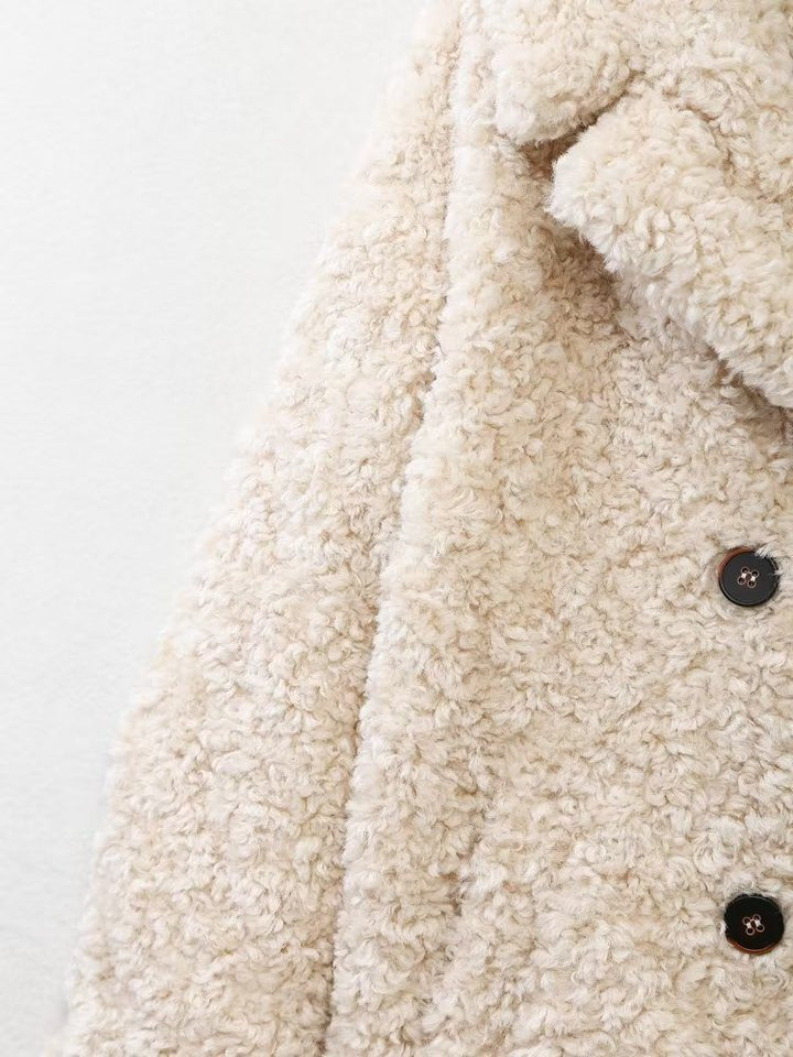 Drune | Teddy Mantel - Ultra-bequeme Wärme - Faux Shearling Mischung - Winter-Essential