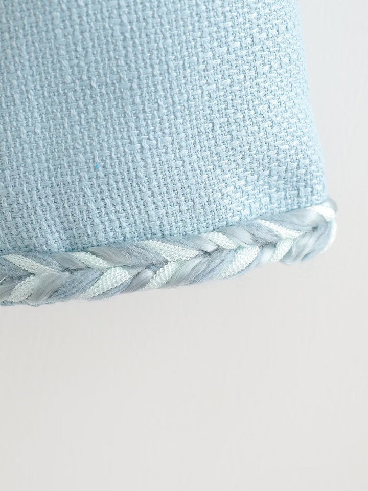 Drune | Hellblau Tweedjacke - Elegant & Sophisticated - Knopfverschluss - Schicke Büro- & Freizeitkleidung