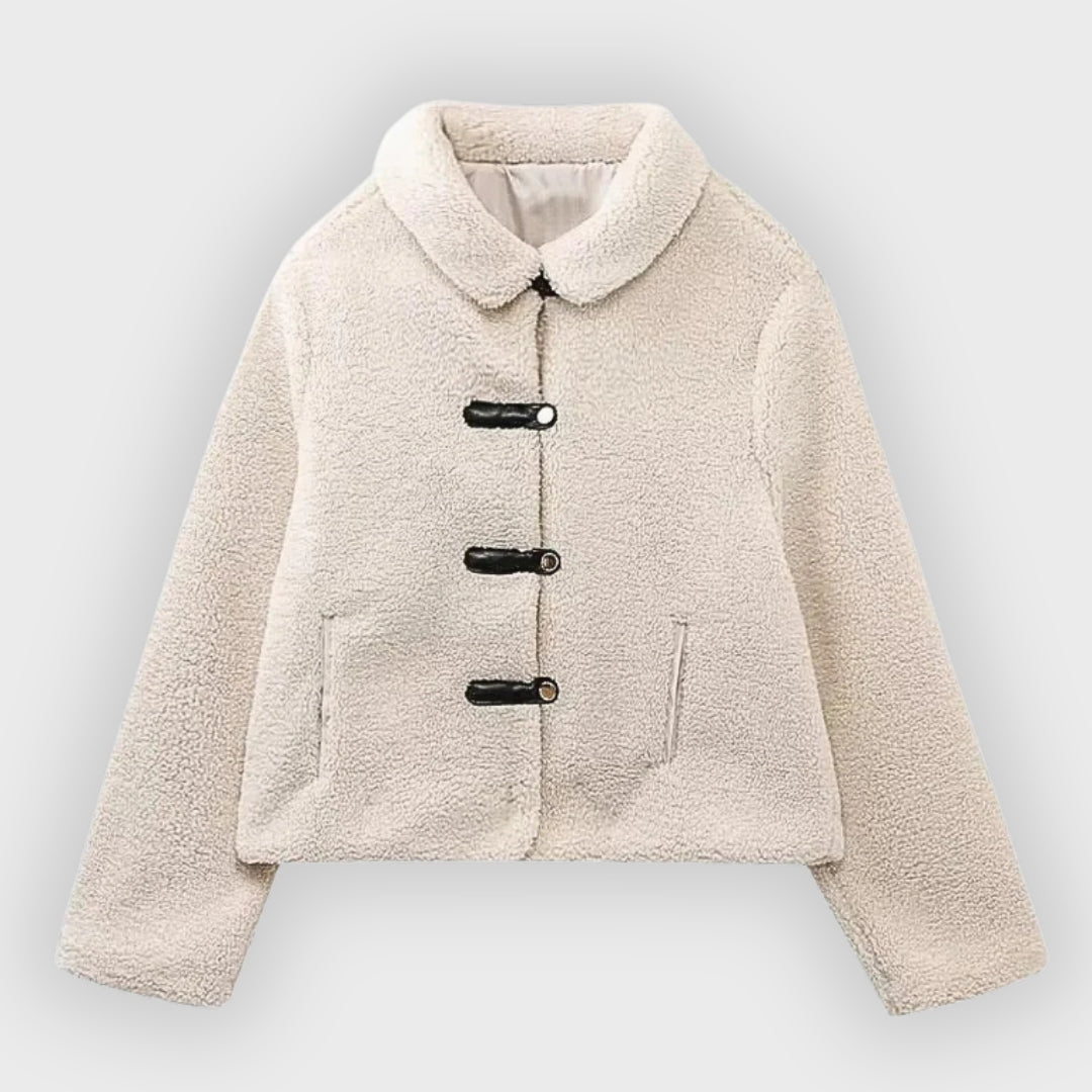 Drune | Gekürzte Fleece Toggle Patch Pocket Jacke