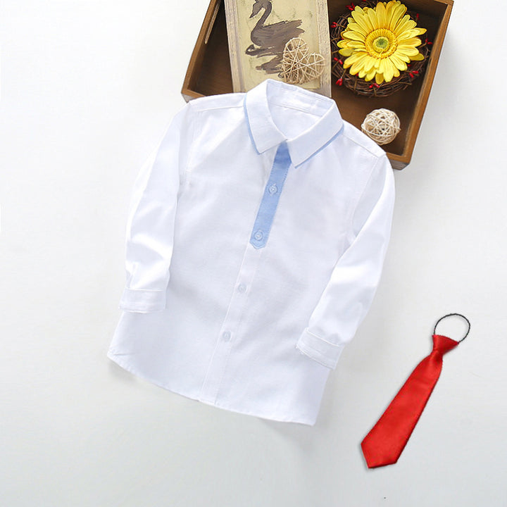 Unisex Kurzarmhemd mit kontrastierenden Knopfleiste Drune